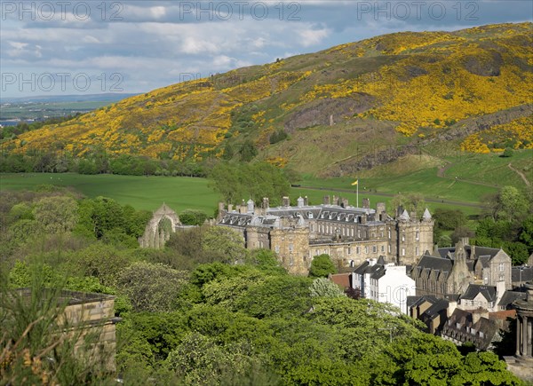 View from Calton Hill to Holyroodhouse