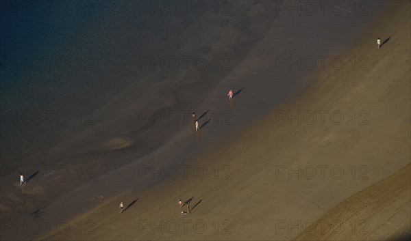 Tourists on Playa de las Teresitas