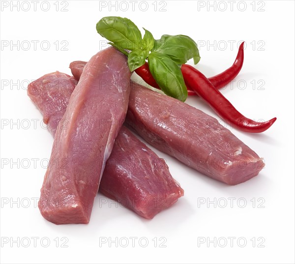 Raw pork tenderloin