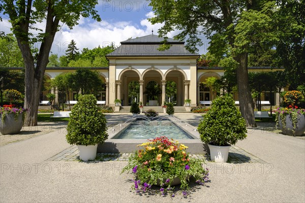 Saulenwandelhalle in the spa garden