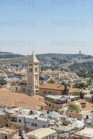 Church of the Redeemer and Dome of the Rock in the Sea of Houses