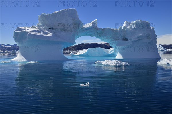 Iceberg drifting in Sermilik Fjord