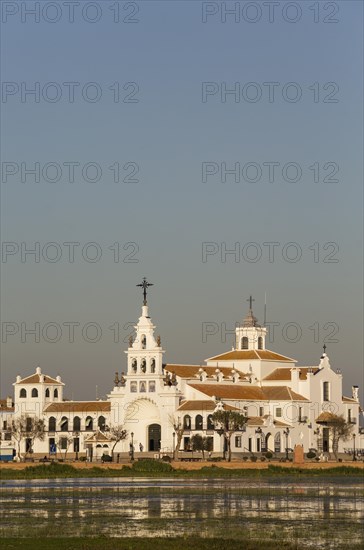 Village El Rocio with the Hermitage of El Rocio