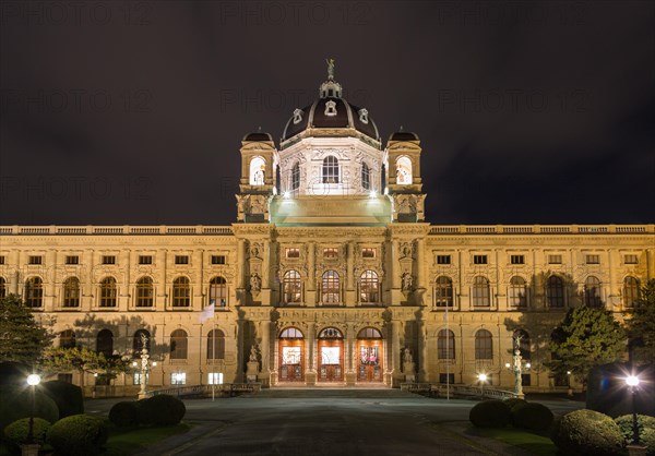 Art history Museum by night