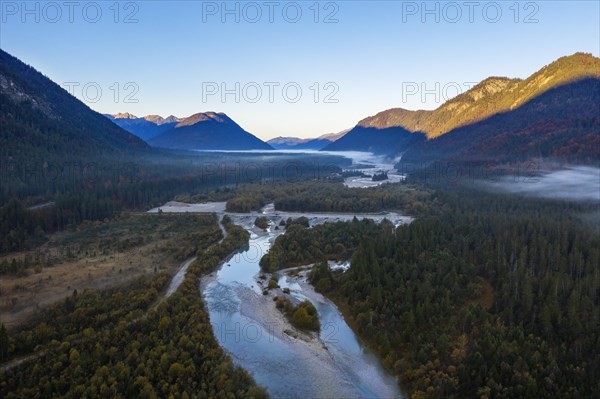 Isar at sunrise