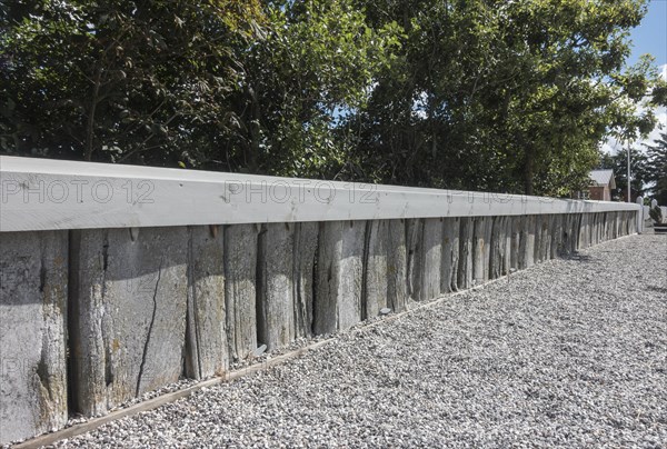 Fence made from whale bones