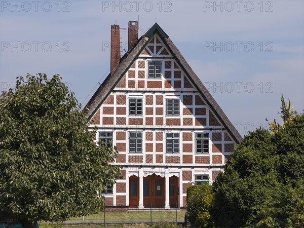 Typical half-timbered house