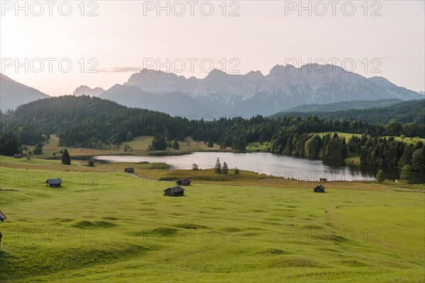 Lake Geroldsee at sunrise