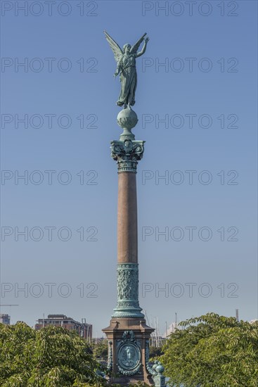 Memorial column for naval hero Ivar Huitfeldt