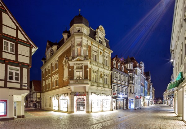 Historic commercial buildings in Backerstrasse