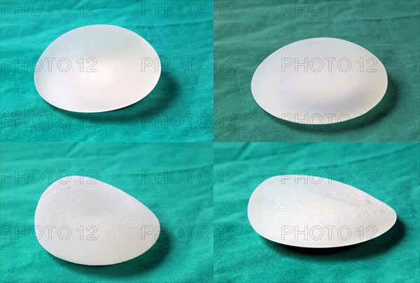 Silicone breast implants
