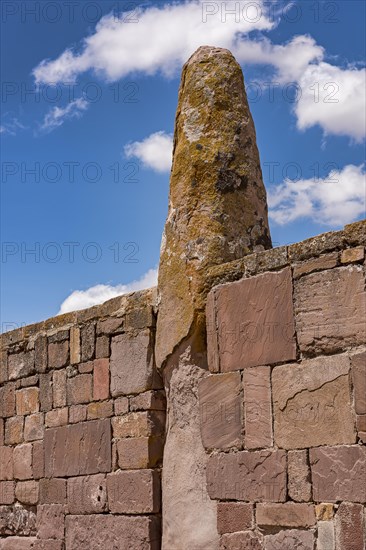 Outer wall of the Kalasasaya temple