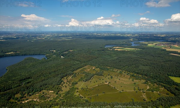 Aerial view of Westruper heath