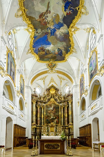 Choir with baroque high altar