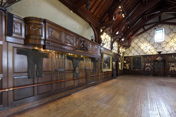 Great Hall with armors