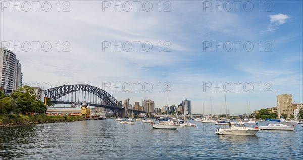 Lavender Bay with sailboats