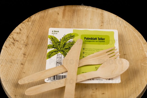 Disposable wooden cutlery