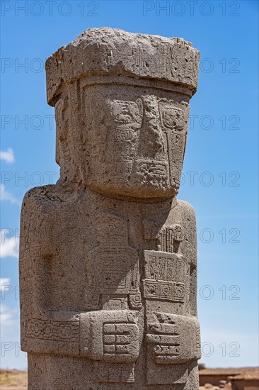 Monolith in Kalsasaya Temple