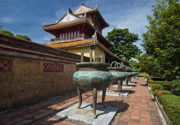 Hien Lam pavilion in the citadel