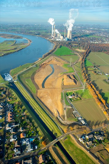 Emscher flowing into the Rhine