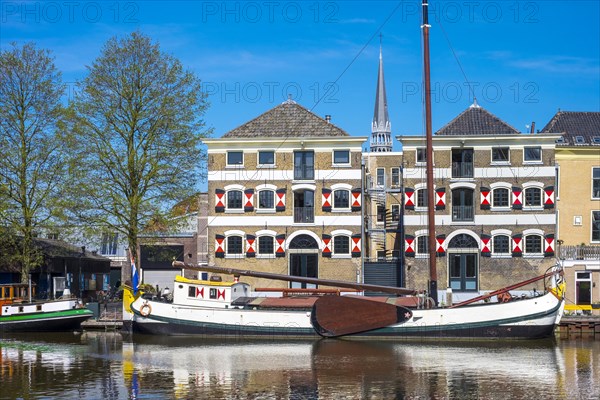 Historic ship and buildings