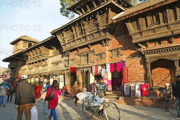 Newari woodcarving on buildings