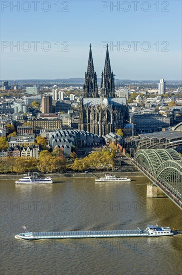 View over the river Rhine