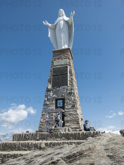 Statue of the Madonna on top of Mount Zerbion