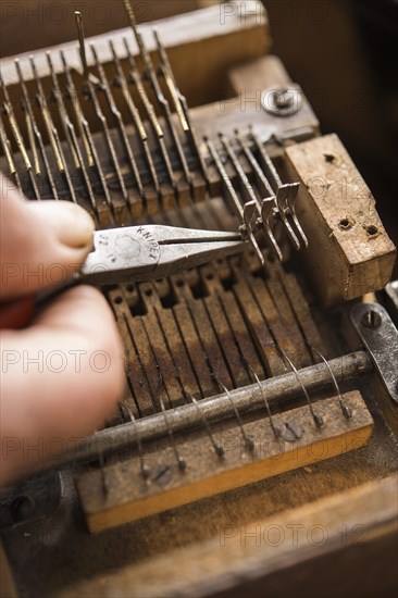 Barrel organ manufacture