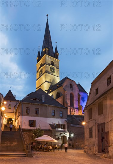 Old Town and Lutheran Cathedral by Night