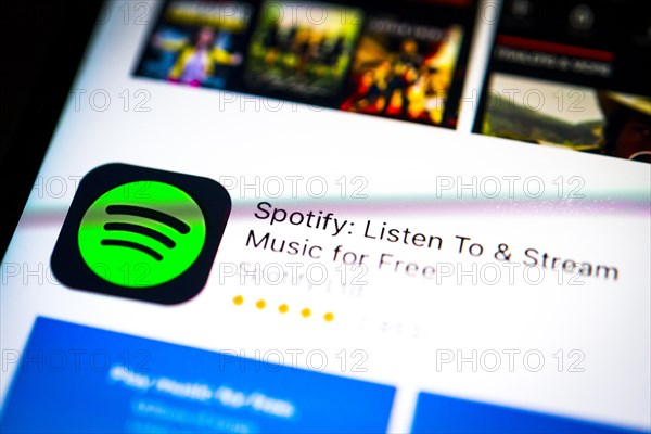 Spotifiy app in the Apple App Store