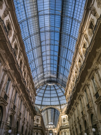 Glass roof of Galleria Vittorio Emanuele II