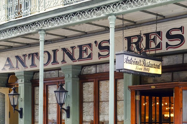 Antoine's Restaurant in the French Quarter