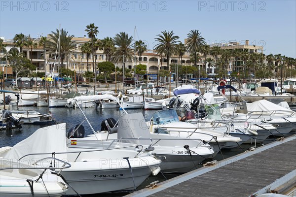 Boat harbour in Colonia Sant Jordi