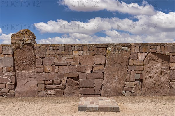 Outer wall of the Kalasasaya temple