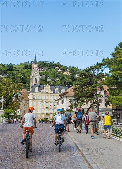 Two cyclists