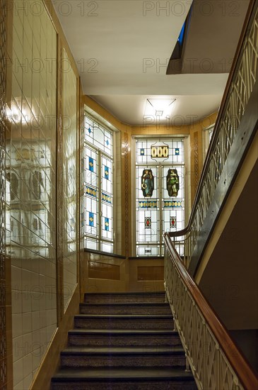 Art nouveau staircase