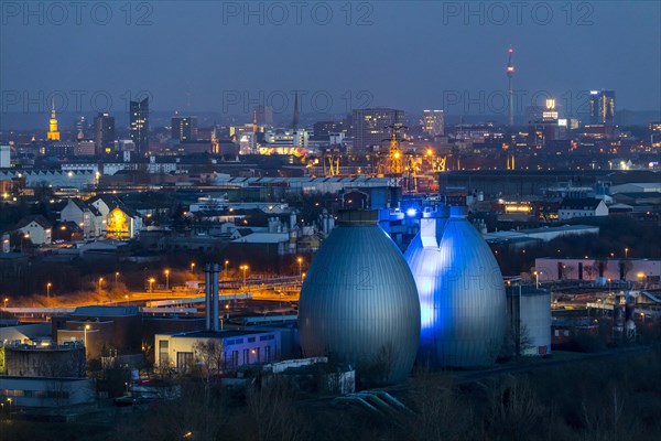 City panorama of Dortmund