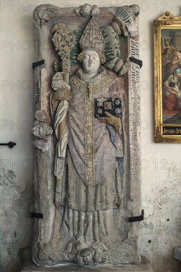 Late Gothic grave stone of St. Marinus