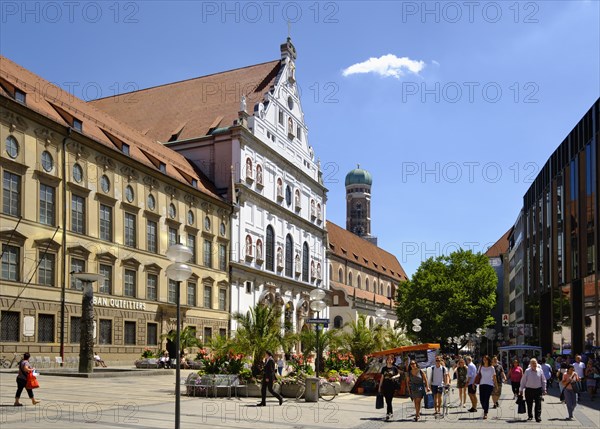 Michaelskirche and church tower from the cathedral