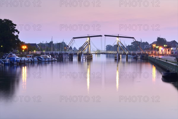 The Wieck Bridge in the port of Wieck