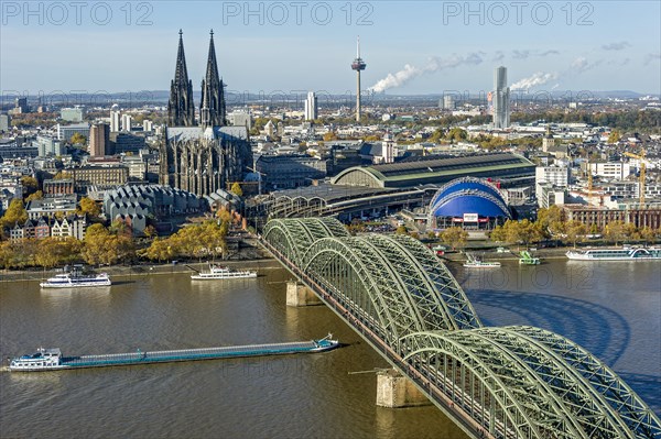 View over the river Rhine