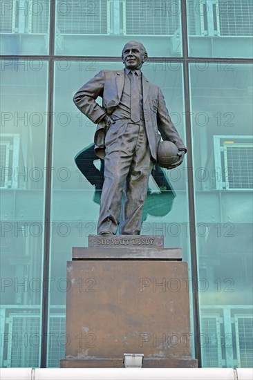 Sir Matt Busby statue outside Old Trafford