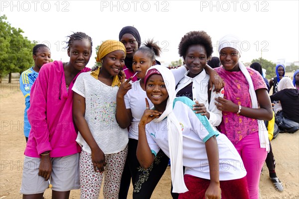Group of Senegalese girls