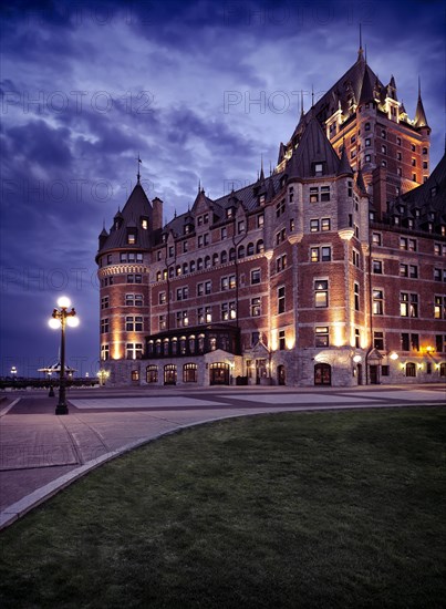 Illuminated Chateau Frontenac