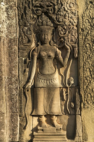 Apsara relief