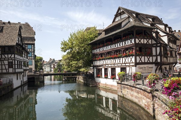 Half-timbered houses in historic old town