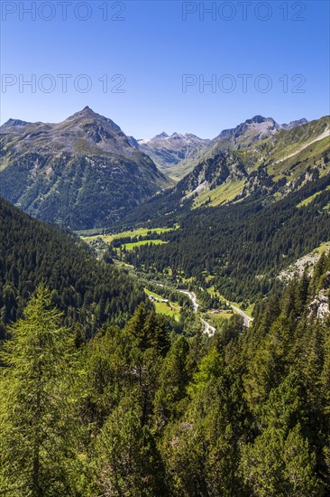 View on Maloja Pass