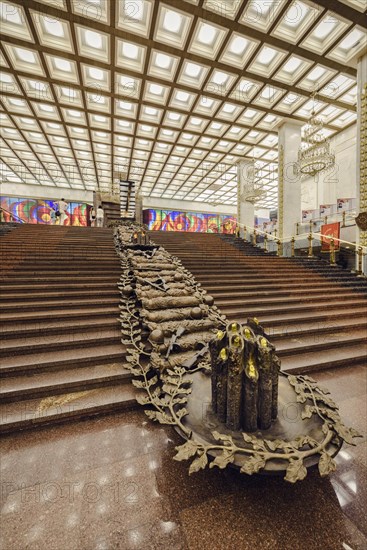 Glory stairway in the Museum of the Great Patriotic War