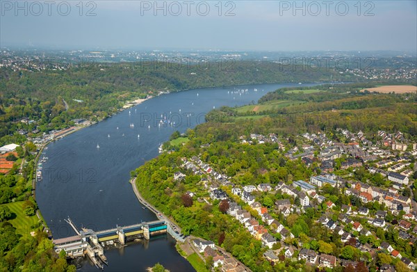 Sailing regatta on the Lake Baldeney